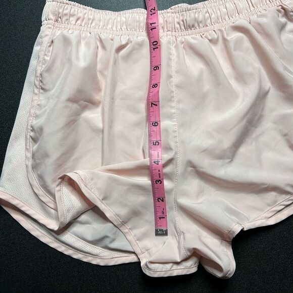 Nike Girl’s Dri-Fit Lined Running Shorts in Light Pink - Picture 8 of 9